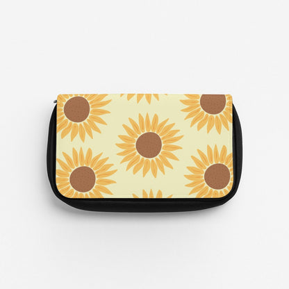 Sunflowers Abstract Pattern Pencil Case