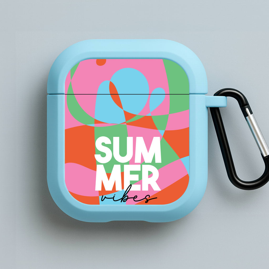 Summer Vibes  Blue AirPods Case