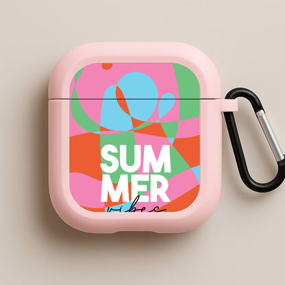 Summer Vibes  Pink AirPods Case