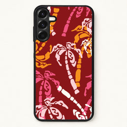 Abstract Palm Trees Pattern Phone Case for Galaxy A57