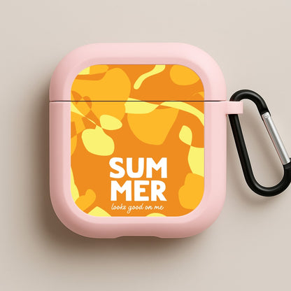 Summer Looks Good On Me Pink AirPods Case