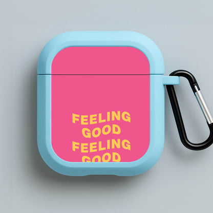 Wavey Feeling Good Blue AirPods Case