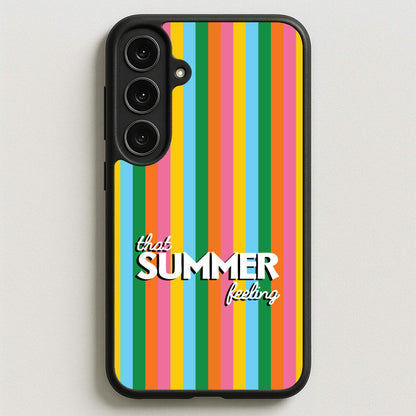 That Summer Feeling Stripes Phone Case for Galaxy S25FE