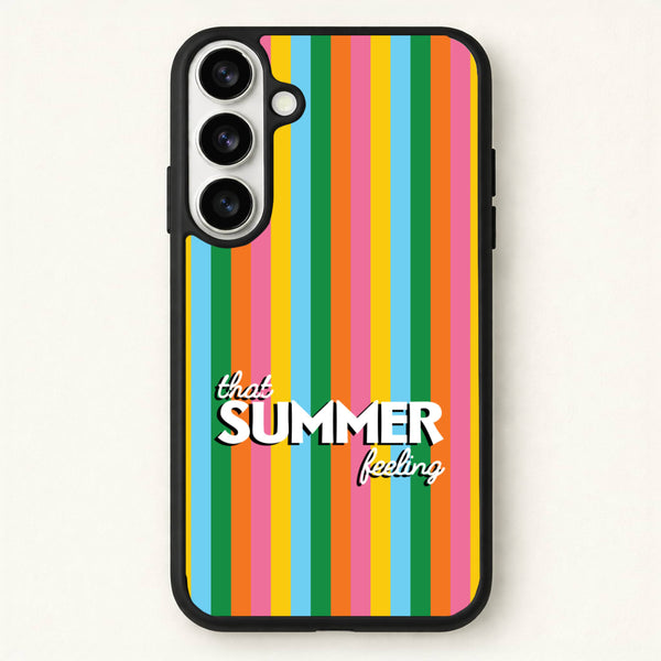 That Summer Feeling Stripes Phone Case for Galaxy S26