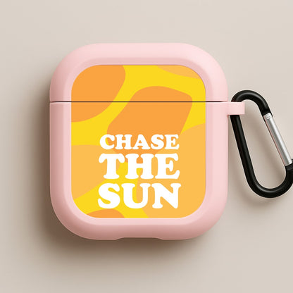 Chase The Sun Pink AirPods Case