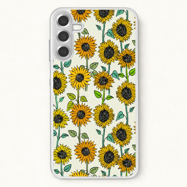 Painted Sunflowers Phone Case for Galaxy A37