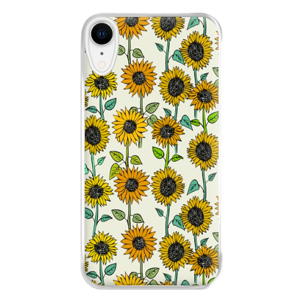 Painted Sunflowers Phone Case for iPhone XR