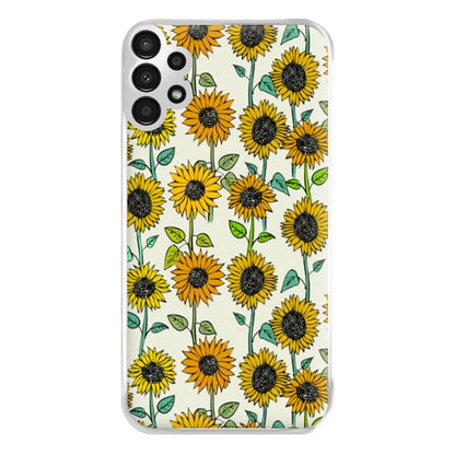 Painted Sunflowers Phone Case for Galaxy A13