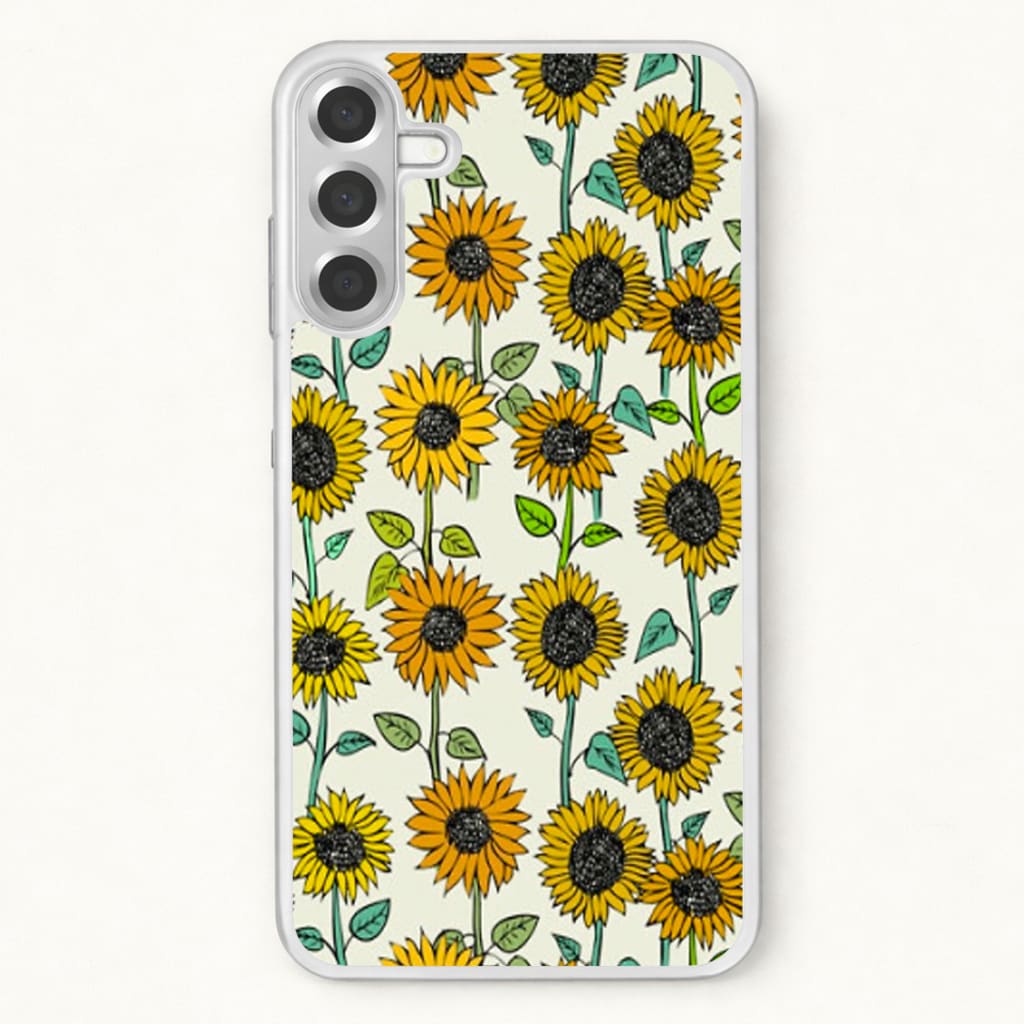 Painted Sunflowers Phone Case