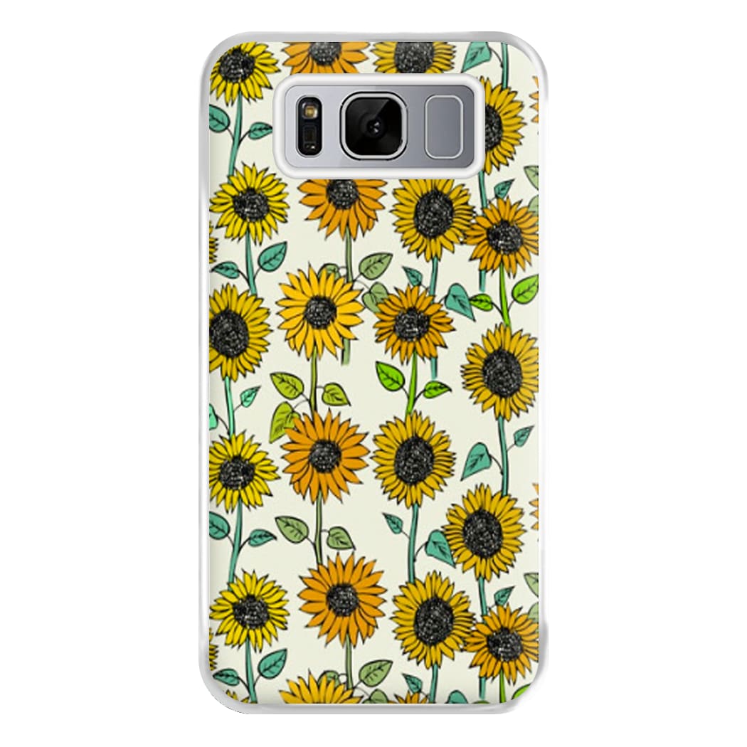 Painted Sunflowers Phone Case for Galaxy S8 Plus