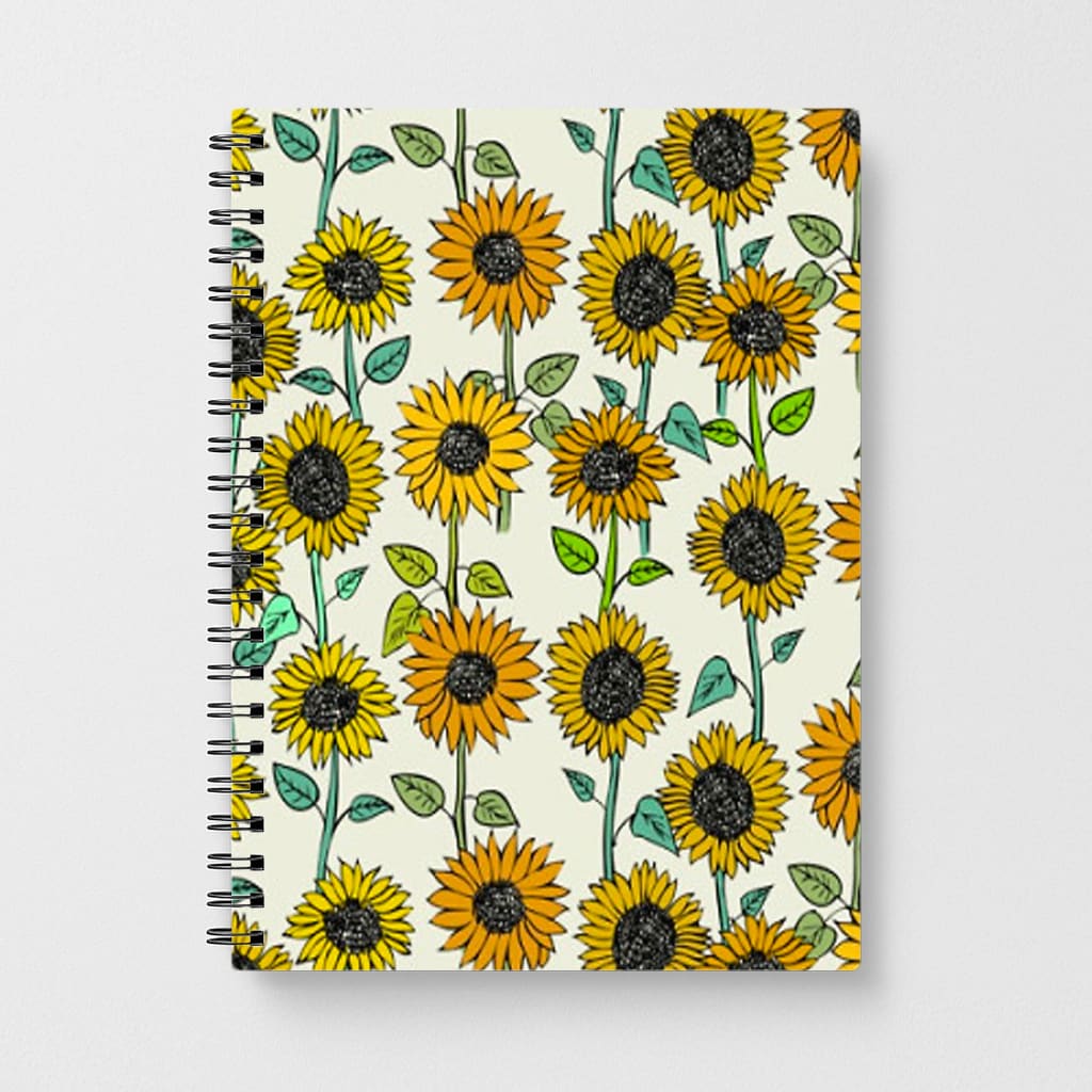 Painted Sunflowers Notebook - Fun Cases