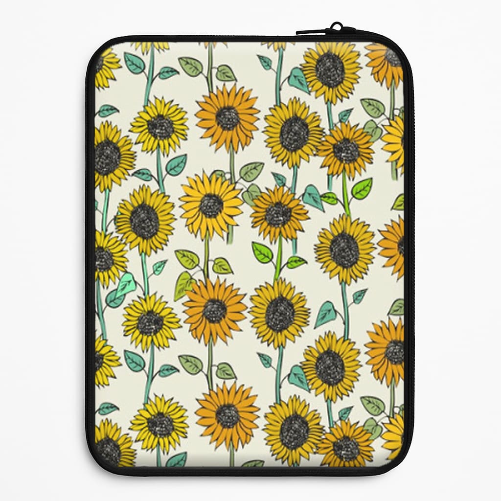 Painted Sunflowers Laptop Sleeve