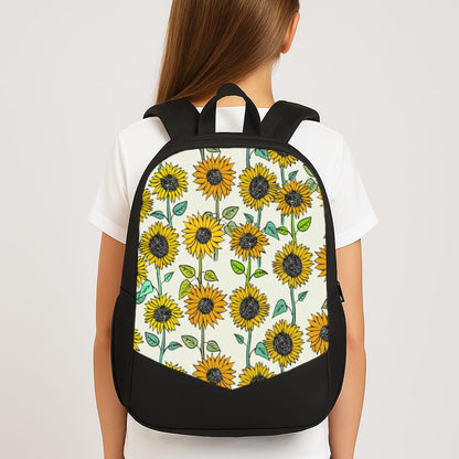 Painted Sunflowers Large School Bag