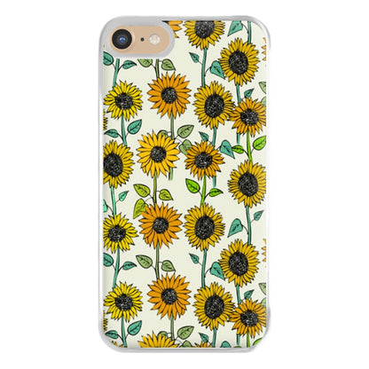 Painted Sunflowers Phone Case for iPhone 6 / 7 / 8 / SE