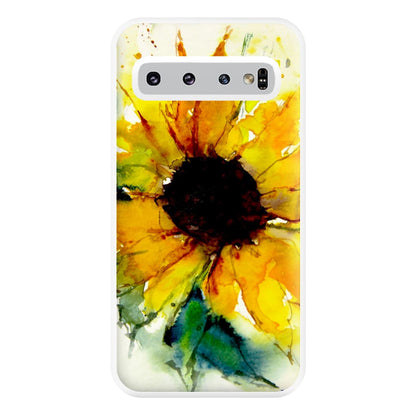 Watercolour Sunflower Phone Case for Galaxy S10 Plus