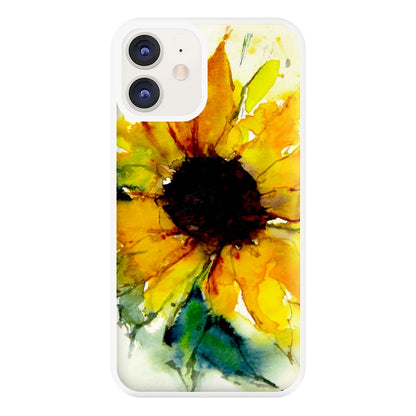 Watercolour Sunflower Phone Case for iPhone 11