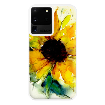 Watercolour Sunflower Phone Case for Galaxy S20 Ultra