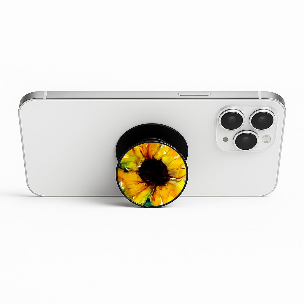 Watercolour Sunflower Phone Stand