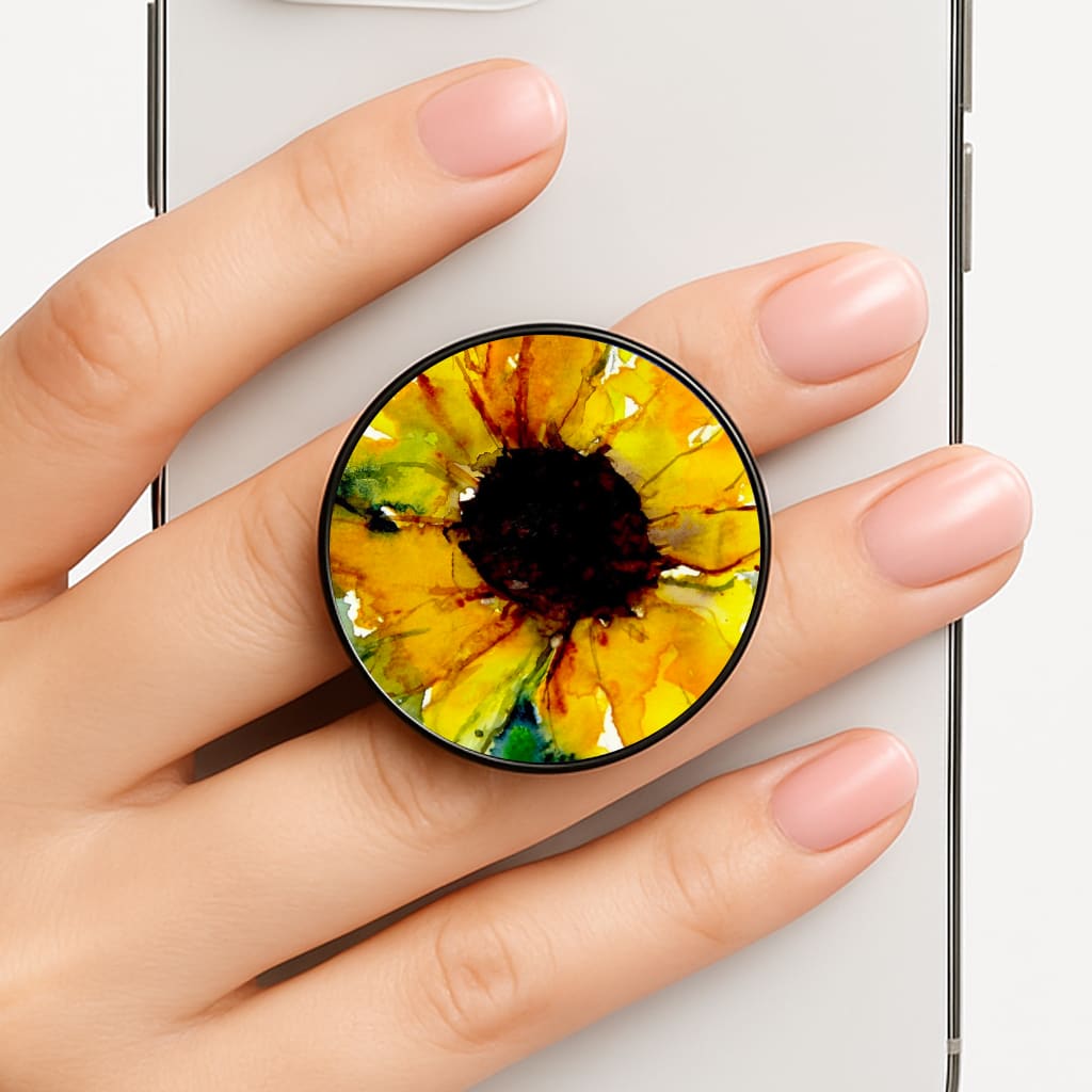 Watercolour Sunflower Phone Grip