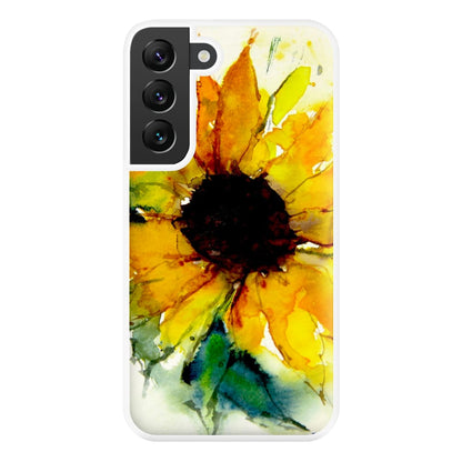 Watercolour Sunflower Phone Case for Galaxy S22 Plus