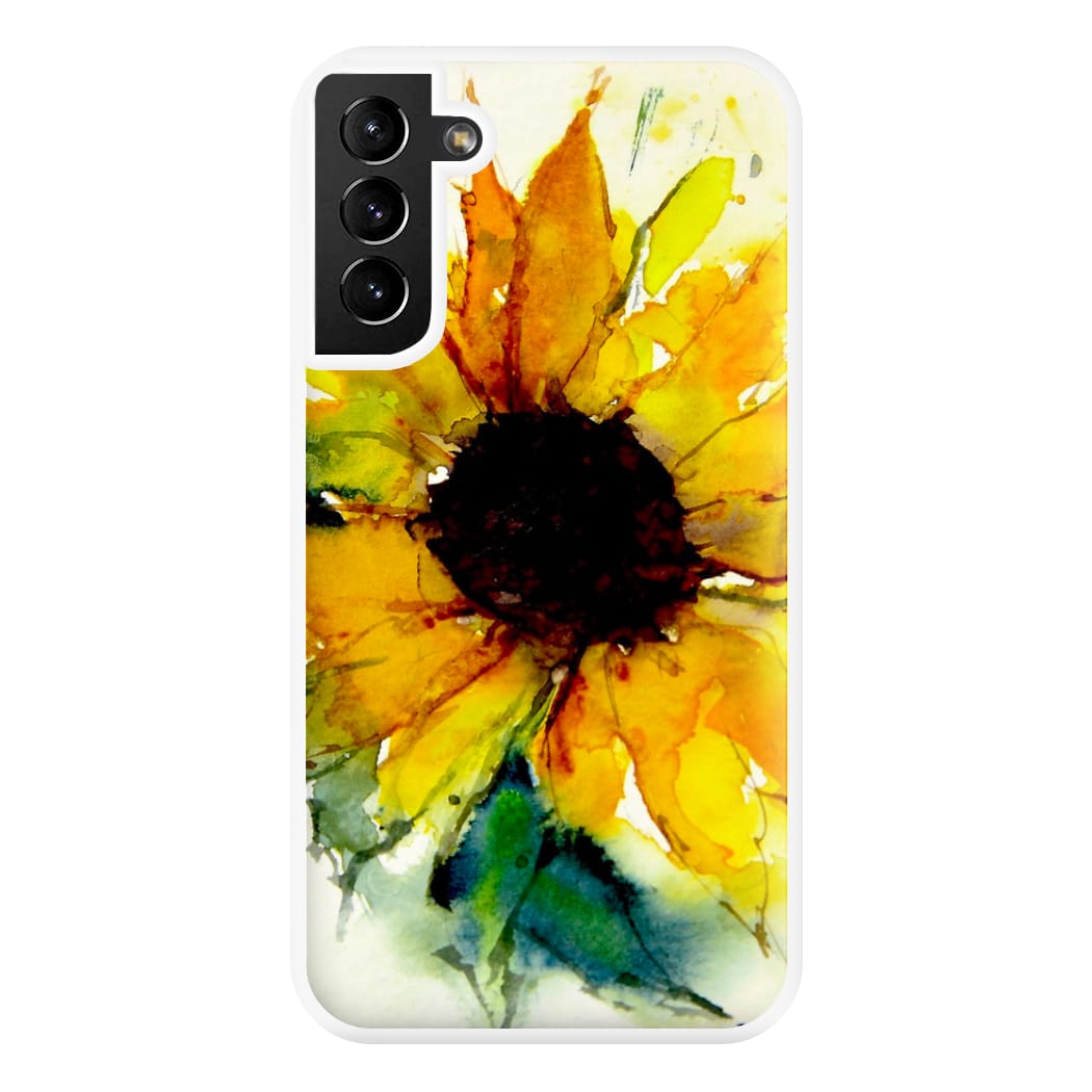 Watercolour Sunflower Phone Case for Galaxy S21 Plus