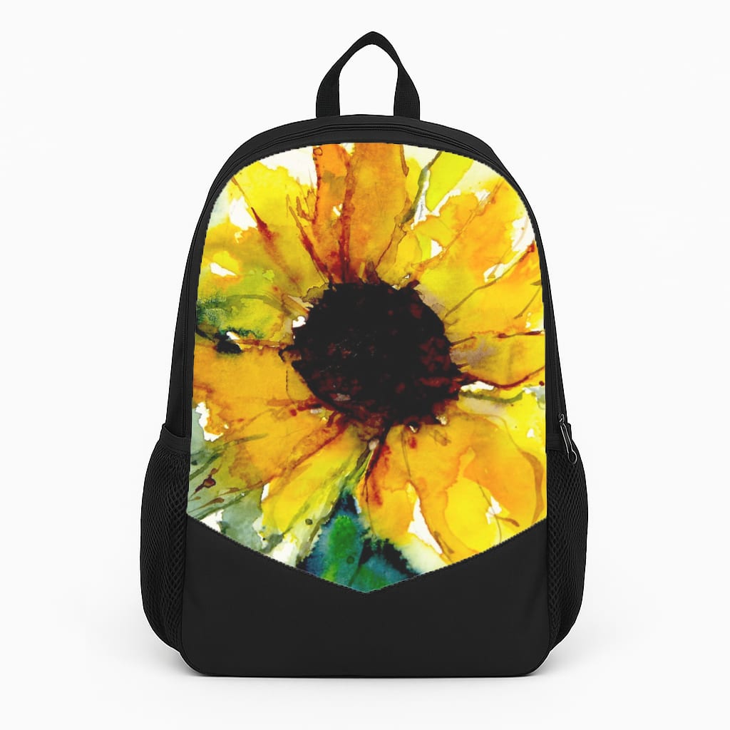 Watercolour Sunflower Backpack