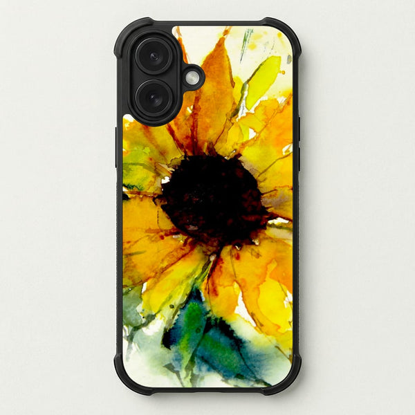Watercolour Sunflower Phone Case — Bumper case