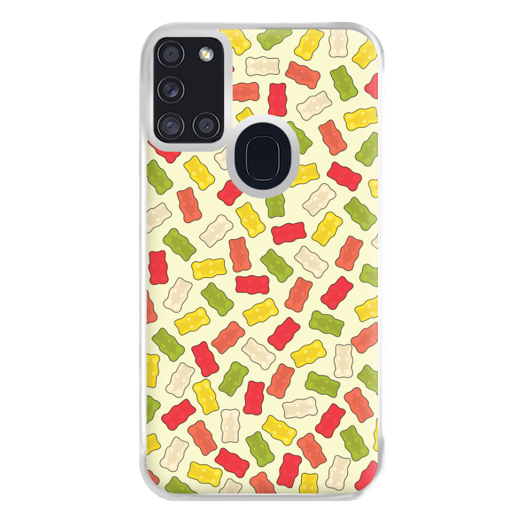 Gummy Bears - Sweets Patterns Phone Case for Galaxy A21s