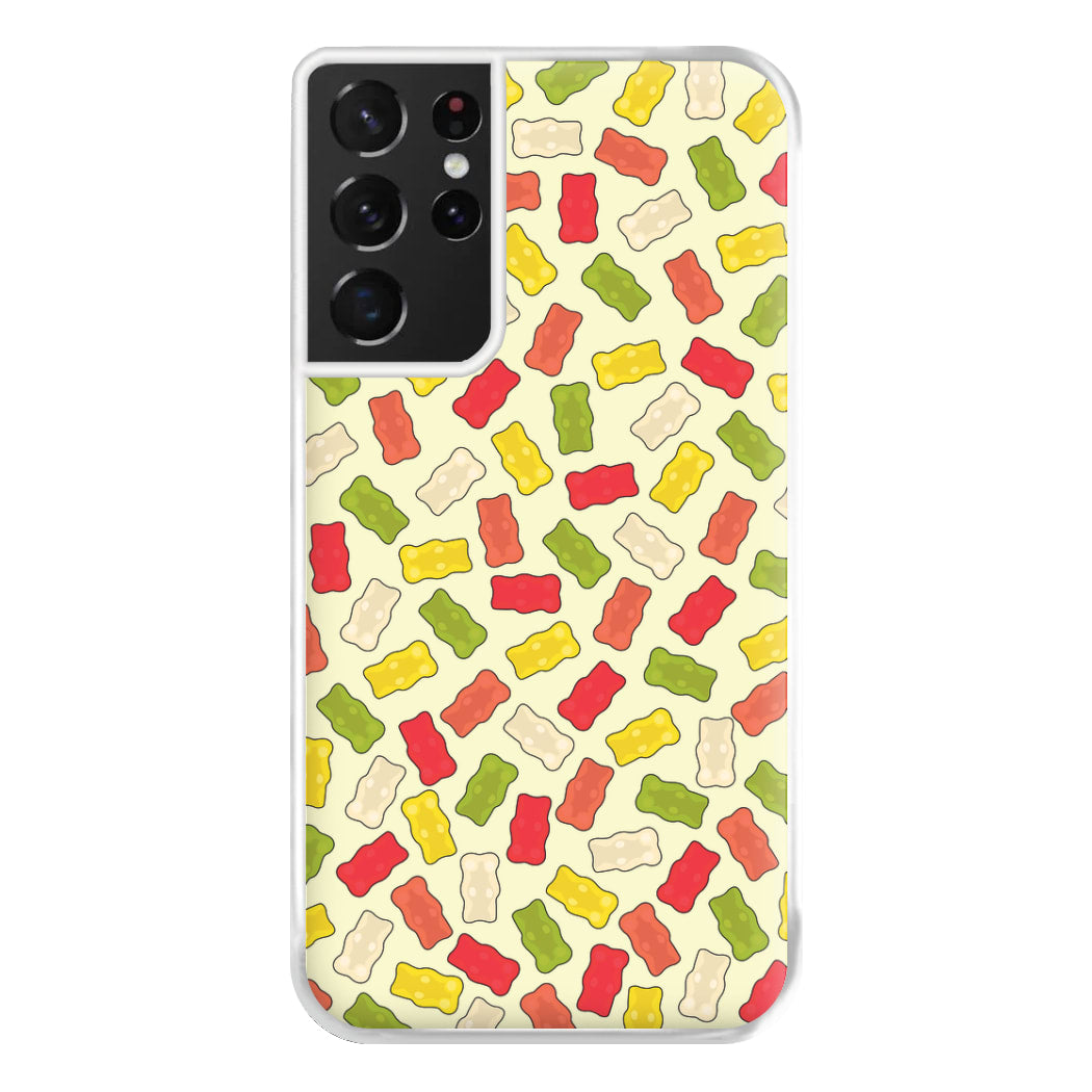 Gummy Bears - Sweets Patterns Phone Case for Galaxy S21 Ultra