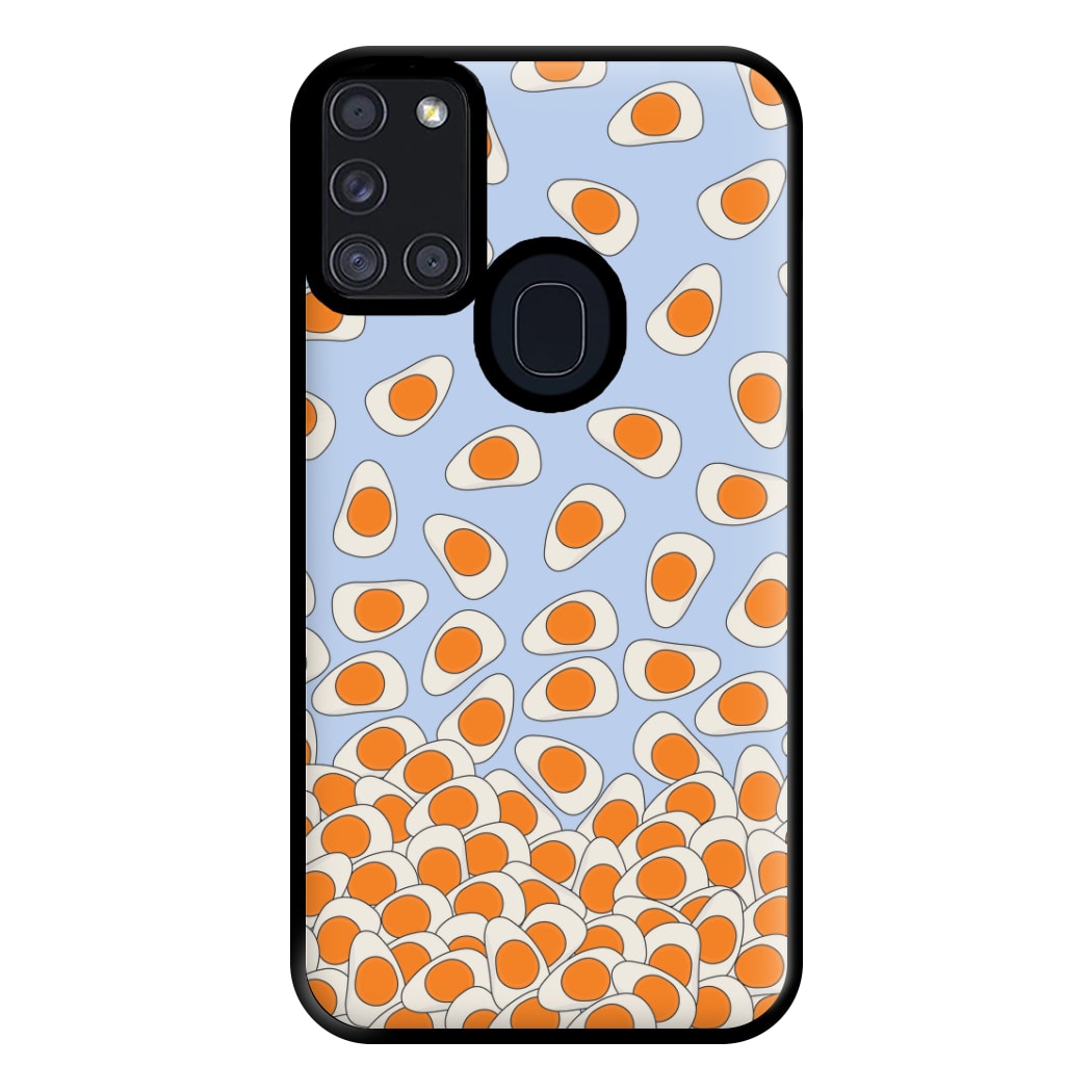 Fried Eggs - Sweets Patterns Phone Case for Galaxy A21s