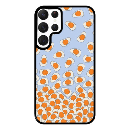 Fried Eggs - Sweets Patterns Phone Case for Galaxy S22 Ultra