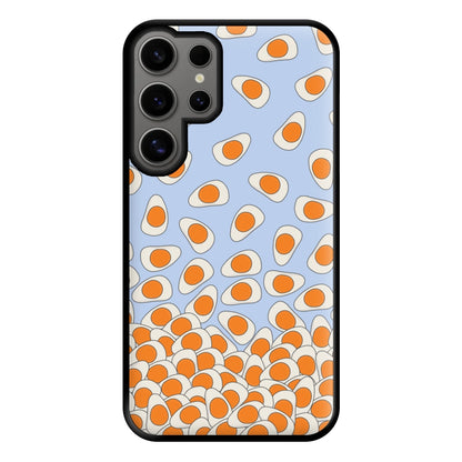 Fried Eggs - Sweets Patterns Phone Case for Galaxy S24 Ultra