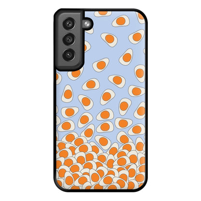 Fried Eggs - Sweets Patterns Phone Case for Galaxy S21FE