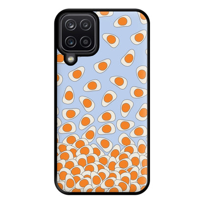 Fried Eggs - Sweets Patterns Phone Case for Galaxy A12