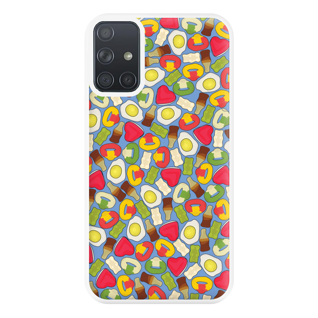 Gummy Sweets - Sweets Patterns Phone Case for Galaxy A71