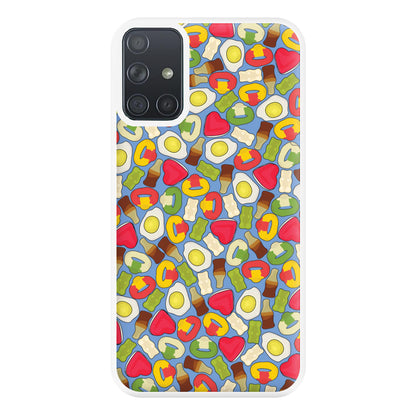 Gummy Sweets - Sweets Patterns Phone Case for Galaxy A71