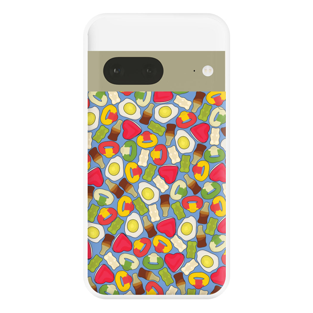 Gummy Sweets - Sweets Patterns Phone Case for Google Pixel 7a