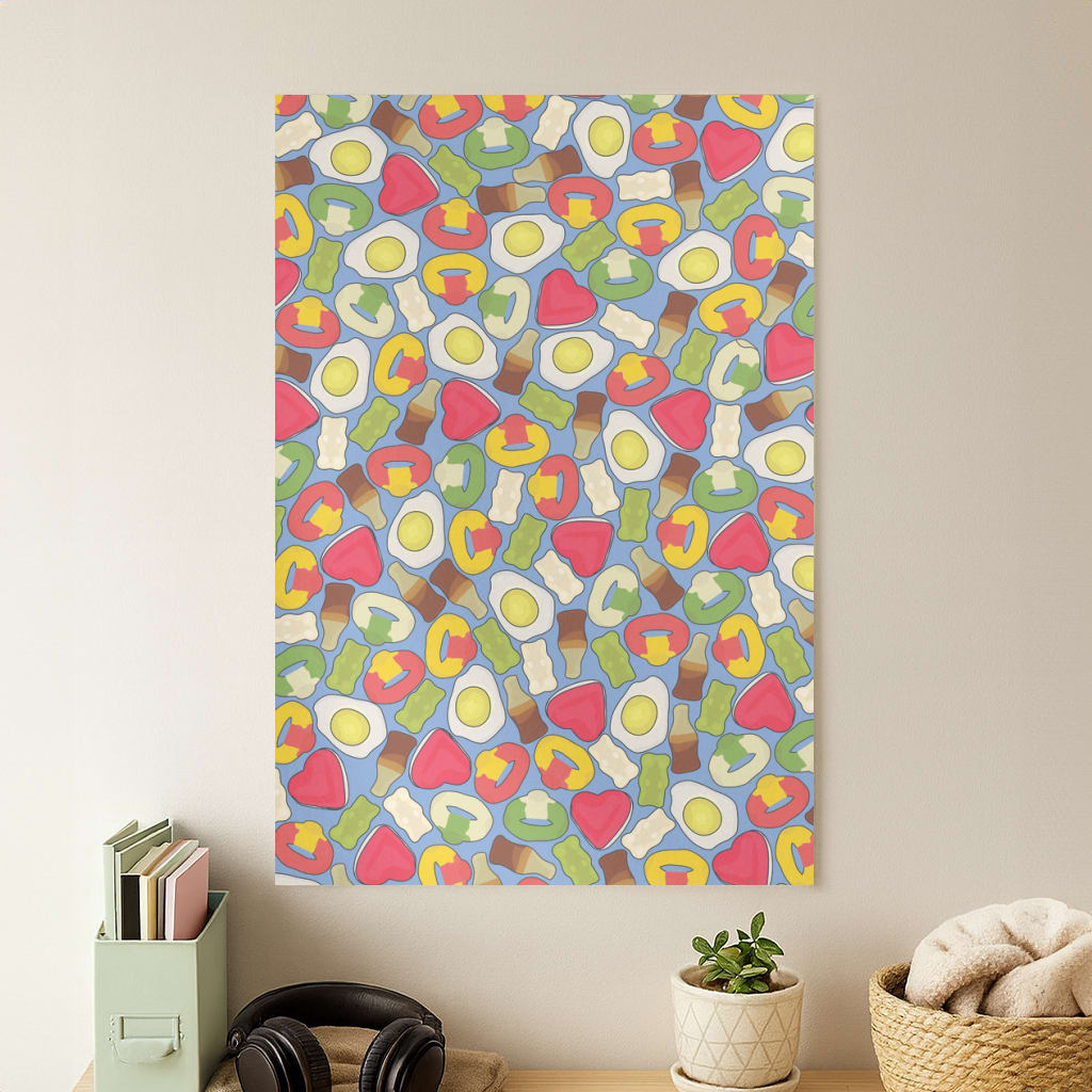 Gummy Sweets - Sweets Patterns Poster