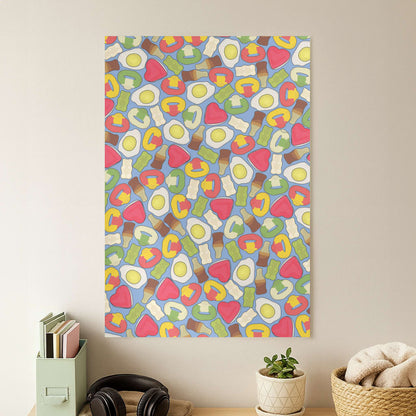 Gummy Sweets - Sweets Patterns Poster