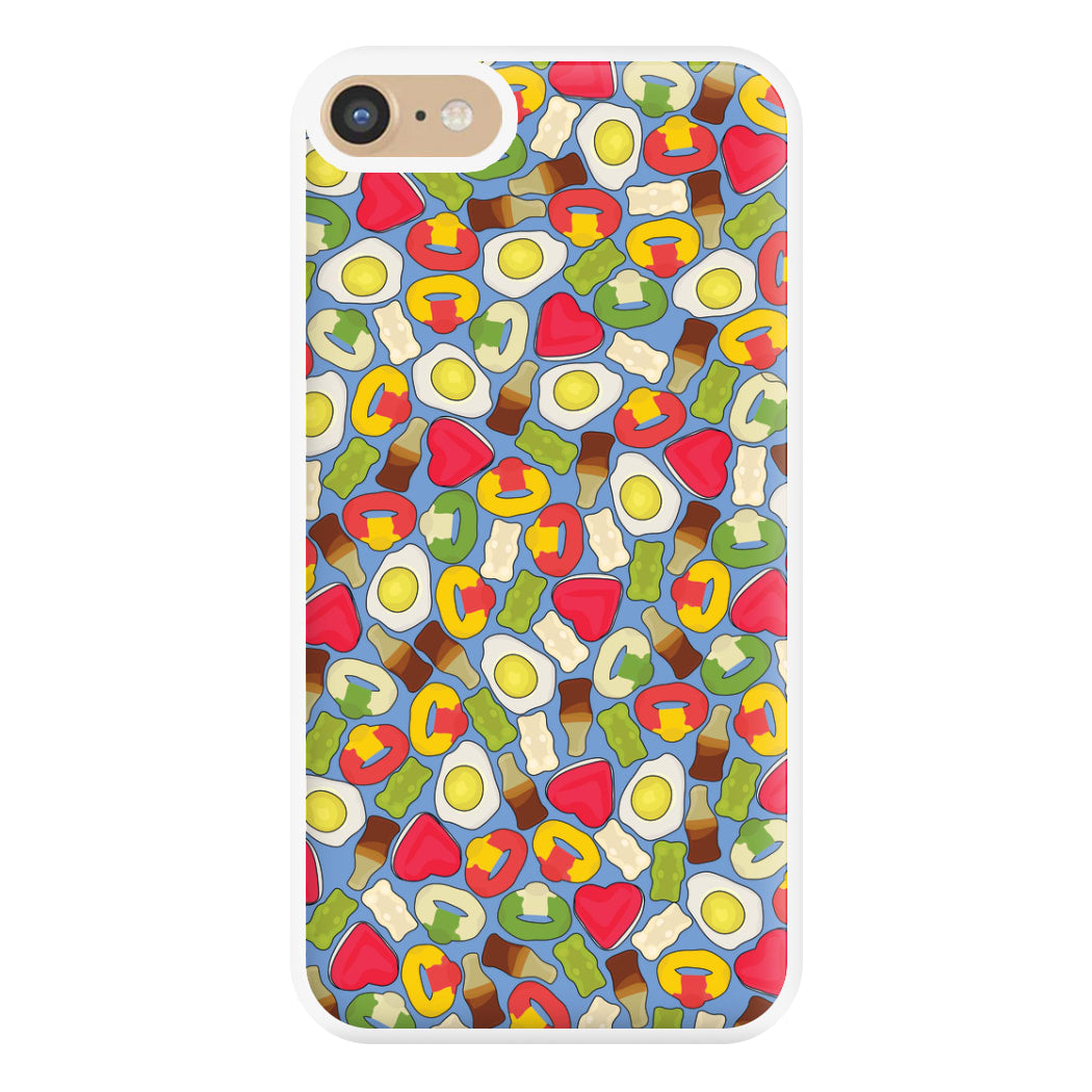 Gummy Sweets - Sweets Patterns Phone Case for iPhone 6 / 7 / 8 / SE