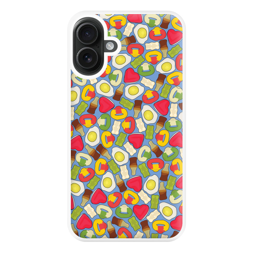 Gummy Sweets - Sweets Patterns Phone Case for iPhone 16 Plus