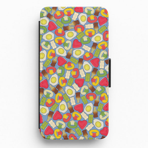 Gummy Sweets - Sweets Patterns Flip / Wallet Phone Case