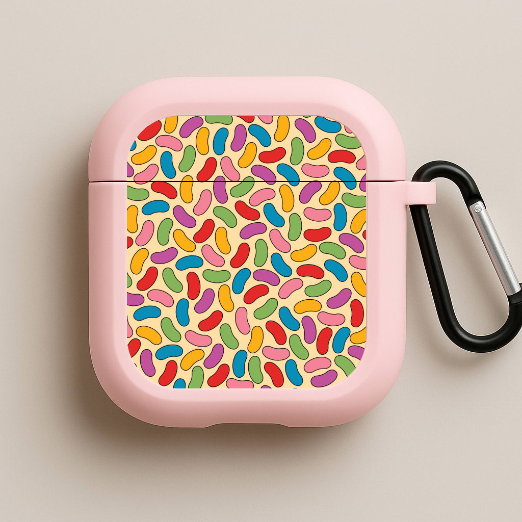 Beans - Sweets Patterns Pink AirPods Case