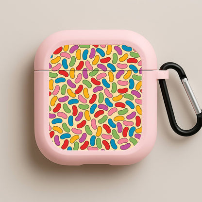 Beans - Sweets Patterns Pink AirPods Case