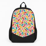 Beans - Sweets Patterns Large Backpack