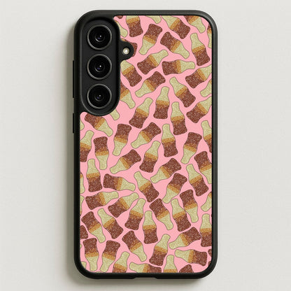 Cola Bottles - Sweets Patterns Phone Case for Galaxy S25FE