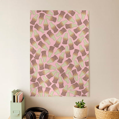 Cola Bottles - Sweets Patterns Poster