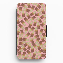 Cola Bottles - Sweets Patterns Flip / Wallet Phone Case