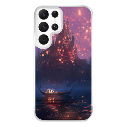 Tangled Chinese Lantern Fairytale Phone Case for Galaxy S22 Ultra