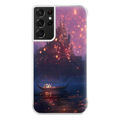 Tangled Chinese Lantern Fairytale Phone Case for Galaxy S21 Ultra